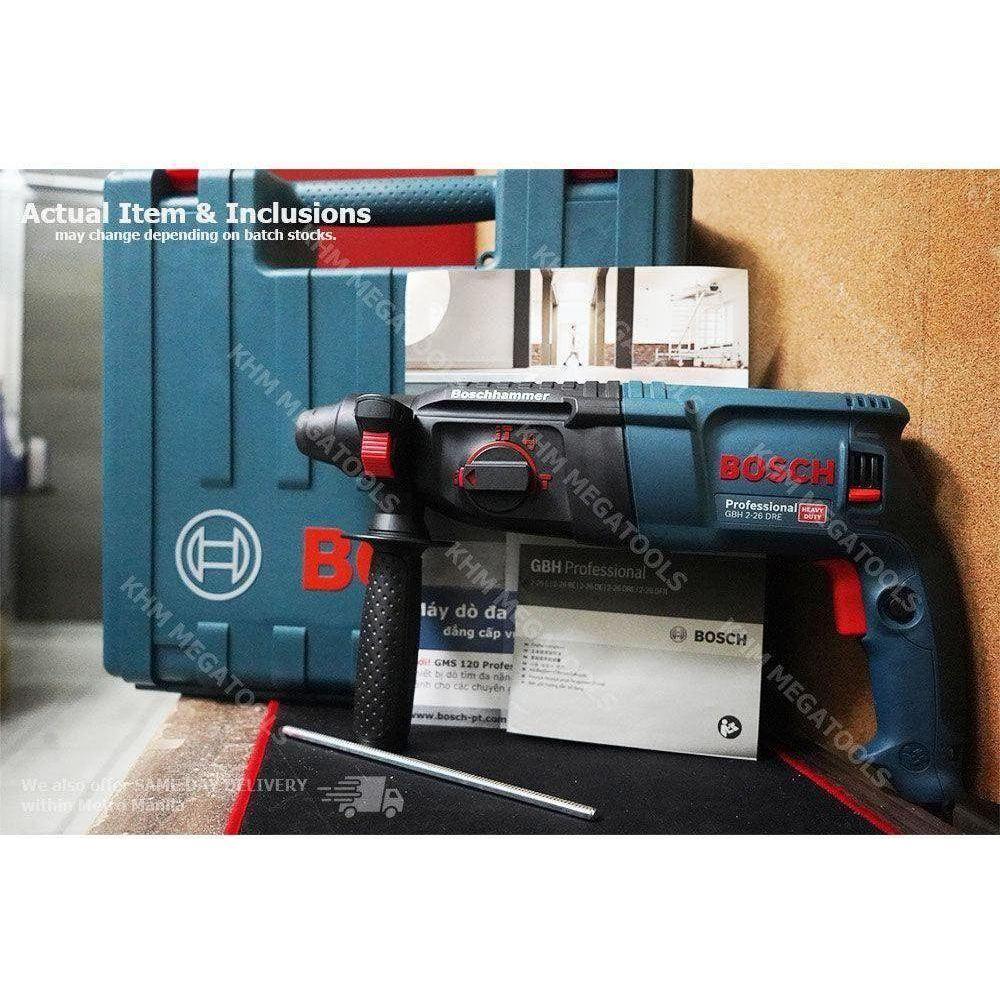 Bosch GBH 2-26 DRE 3-Modes Rotary Hammer 26mm 800W - KHM Megatools Corp. Bosch GBH 2-26 DRE 3-Modes Rotary Hammer 26mm 800W - KHM Megatools Corp.